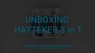 Hatteker 3 in 1 Haarschneidemaschine unboxing [upl. by Vtehsta]