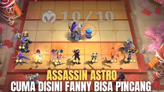 HYPER FANNY B3 FULL ITEM  ASSASSIN ASTRO  CHOU SKILL 2 MAGIC CHESS [upl. by Ayanahs]