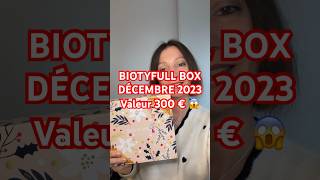 BIOTYFULL BOX DÉCEMBRE 2023  VALEUR 300 € 😱 [upl. by Ylatan107]