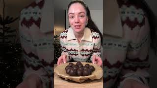 No bake Nutella brownie balls 👩🏽‍🍳 asmr cooking [upl. by Nimesh]