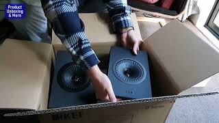 KEF Q50a Dolby Atmos Enabled Speakers Unboxing and Test [upl. by Aynam]