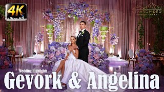 Gevork amp Angelinas Wedding 4K UHD Highlights at Renaissance hall st Marys Church and Walt Disney Ha [upl. by Copp464]