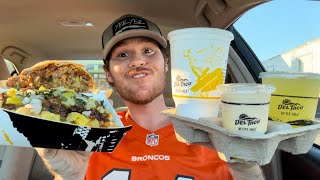 Del Taco Trejo’s Roasted Pork Al Pastor and Double Pineapple Drinks Review [upl. by Nagey890]