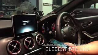 CLA Garmin Map Pilot amp Apple CarPlay Retrofitted [upl. by Nahraf]