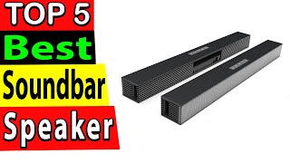 Best Soundbar Speaker In 2024 TOP 5 [upl. by Ahsimik]