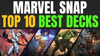 TOP 10 BEST DECKS IN MARVEL SNAP  Weekly Marvel Snap Meta Report 61 [upl. by Serene]