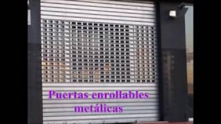 Puertas metálicas enrollables [upl. by Eel]