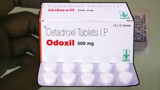 odoxil 500 mg tablet uses  price  composition  dose  side effects  precautions  in hindi [upl. by Anyzratak]