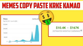 How To Earn With Meme Compilation Channel  how to monetize meme compilation channel [upl. by Assyl]