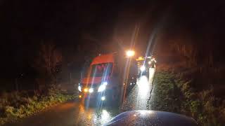 Lanark Young Farmers Club Annual Christmas Tractor Run 2023 [upl. by Marina]