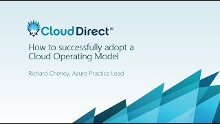 How to successfully adopt a Cloud Operating Model [upl. by Nenad]