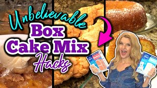 3 Brilliant BOX CAKE MIX RECIPES that you Need To Make  Mouth Watering Dessert Hacks [upl. by Gilmer]