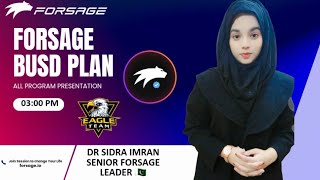 Forsage Busd Complete Plan  Dr Sidra Imran [upl. by Hildegaard]