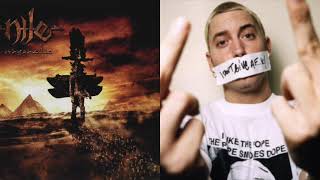 Nile vs Eminem  Papyrus Dog cursed technical death metalEminem mashup [upl. by Boys]