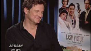 COLIN FIRTH EASY VIRTUE ANS INTERVIEW [upl. by Amoihc]