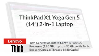 ThinkPad X1 Yoga Gen 5 [upl. by Assyla]