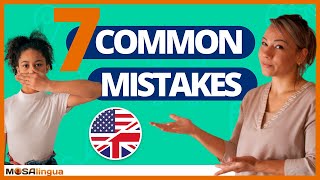 7 Common Mistakes Many English Learners Make [upl. by Kahn]