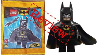 LEGO Batman Minifigure 212330 Magazine Gift Review [upl. by Eelahs]