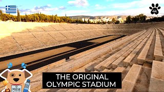 Ancient Olympic Stadium 4K  Panathenaic Stadium in Athens [upl. by Rutledge344]