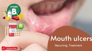 Mouth ulcer why they come frequently what are at home remedies or diet changes that can treat it [upl. by Elatia]