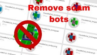 How to remove scam bots from your followers list Roblox [upl. by Ho339]