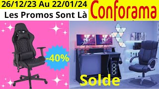 Catalogue Conforama Arrivage Du 261223 Au 220124 [upl. by Saref934]