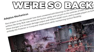 Admech is Good in Warhammer 40k Again For Real Not Clickbait [upl. by Alvan]