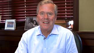 Jeb Bush Pays Tribute to Mitch Daniels [upl. by Aphra]