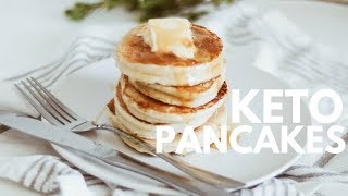 Easy Keto Pancakes Recipe With Coconut Flour [upl. by Nolie457]