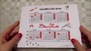 Come fare un calendario fai da te  Tutorial [upl. by Suiramed]