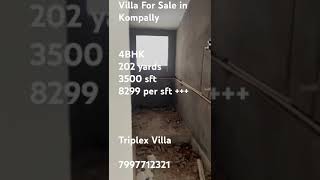 Villa For Sale in Kompally Hyderabad [upl. by Vida]