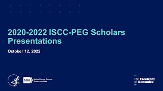 20202022 ISCCPEG Scholars Presentations [upl. by Lledualc]