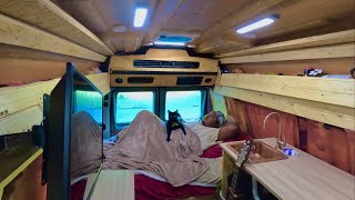 A Realistic Boring Rainy day Living in My Van [upl. by Roberta]