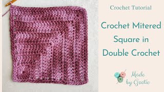 Mitered Square Crochet Pattern  Free Tutorial [upl. by Andersen]