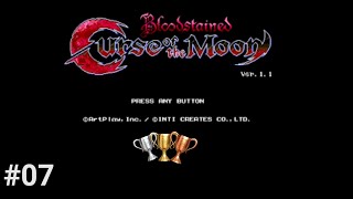 Bloodstained Curse of the Moon 07 GUIA DE TROFÉUS [upl. by Mariquilla841]