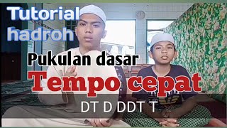 Tutorial hadroh pukulan dasar tempo cepat [upl. by Batty]