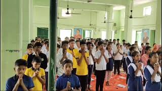 A BGovt Modal High School Basudevpur Bhadrak Yoga class conducted [upl. by Strauss]