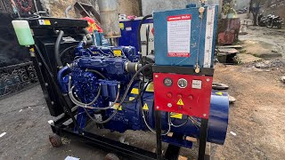 45kva three phase Kirloskar 4R1040 Engine Generator with full load testing Katni MP delivery [upl. by Nogras430]