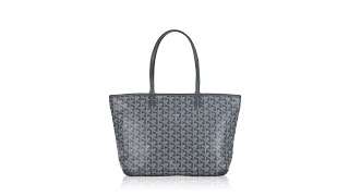 Goyard Goyardine Artois PM Bag Grey [upl. by Dlareme]