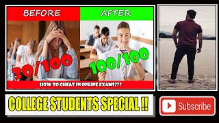 How to Cheat in Online Exam  Is Cheating Possible in Online Exam  Online Exams Tips and Tricks🔥 [upl. by Annahsirhc146]