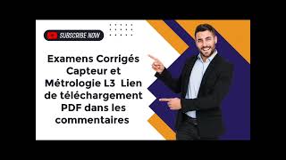 Examens Corrigés Capteur et Métrologie L3 PDF [upl. by Doughman]