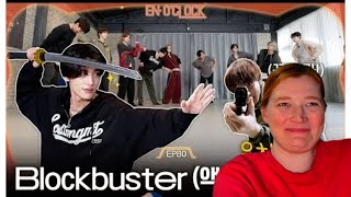 ENHYPEN 엔하이픈 ENO CLOCK EP80 Blockbuster 액션 영화처럼 1편  reaction [upl. by Lluj]