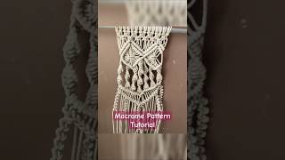 Macrame Pattern Tutorial viralshort shortsfeed macramecreation macrametutorial macrame diy [upl. by Lutim]