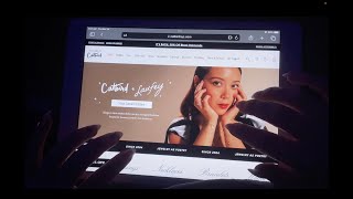 ASMR 🤍 window shop with me 📱 iPad tapping 💍 jewelry browsing [upl. by Jennee]