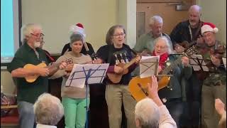 Playing the old Pogues song The Waxies Dargle with Phoenix the Hackney U3A uke band [upl. by Meador867]