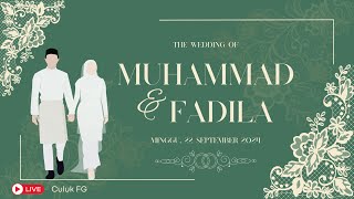 The Wedding Muhammad amp Fadila Minggu 22 September 2024 [upl. by Santos161]