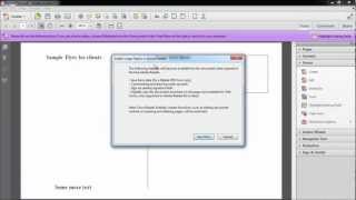 How to Create ClientEditable PDFs in Acrobat X [upl. by Dnalevets]