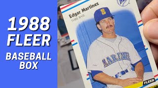 1988 Fleer Baseball WAX Box  Opening 36 PACKS [upl. by Adnawuj917]