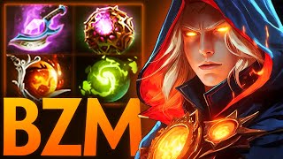 BZM INVOKER  THE MOST EXCITING GAME EVER  Dota 2 Invoker [upl. by Aicert]