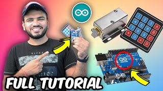 How to make Arduino Password Door Locking Project Using Solenoid Lock  Arduino Security Project [upl. by Nolak]